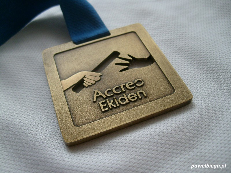 Accreo Ekiden 2012 - medal