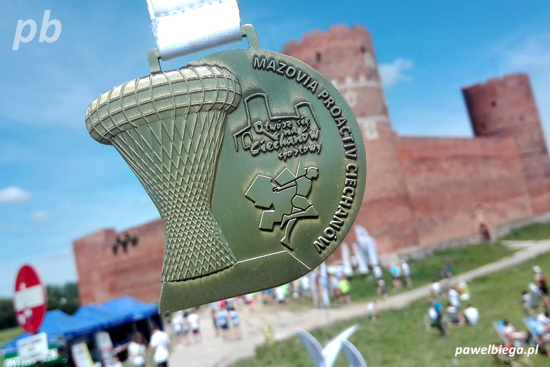 Półmaraton w Ciechanowie - medal