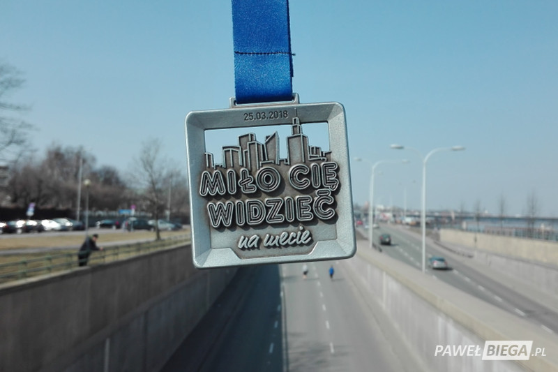 13 Półmaraton Warszawski - medal