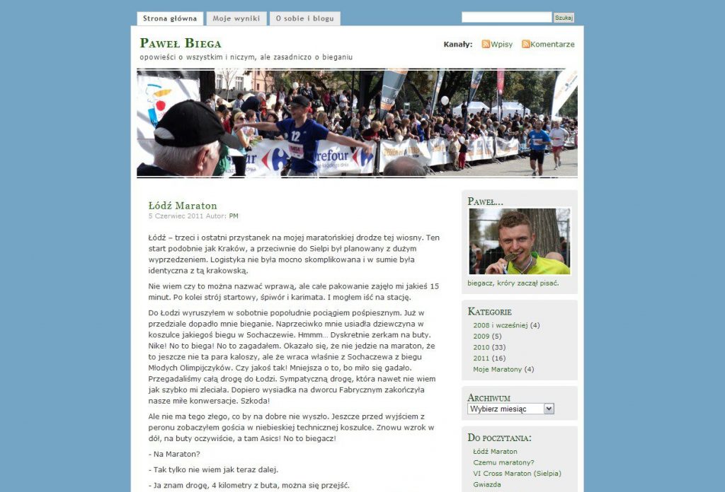 pawelbiega.pl w 2011