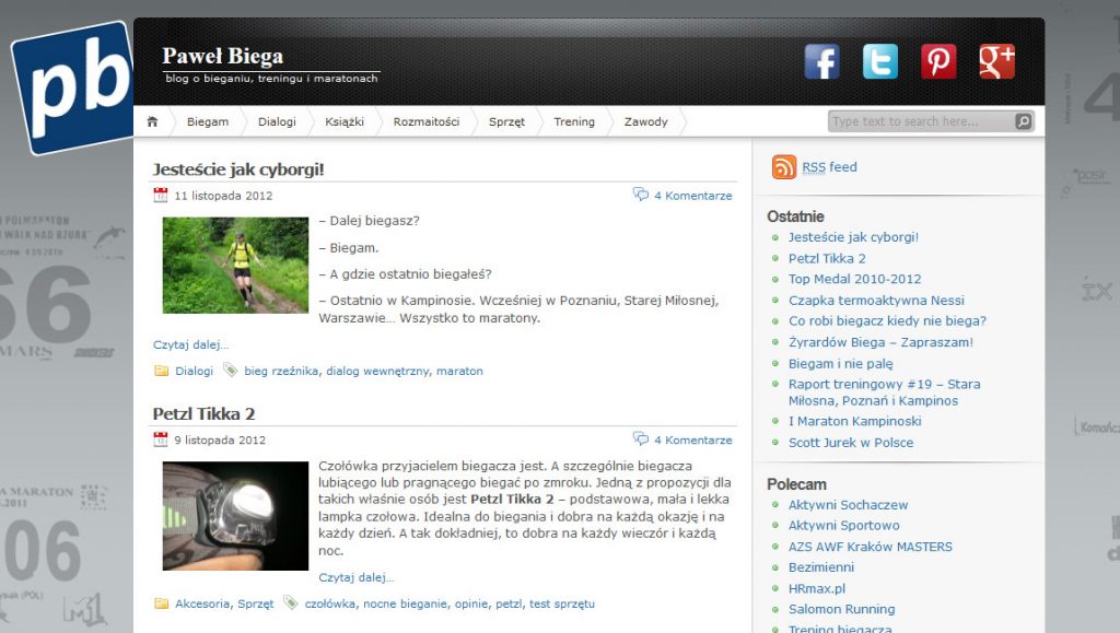pawelbiega.pl w 2012