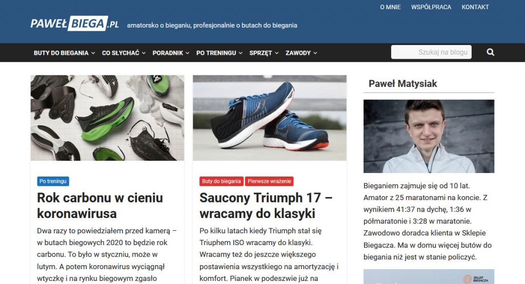 pawelbiega.pl w 2020