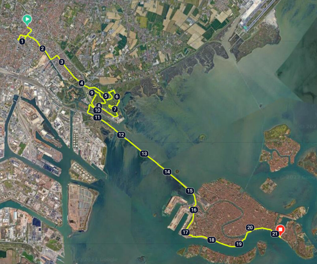 37 Venice Marathon - track