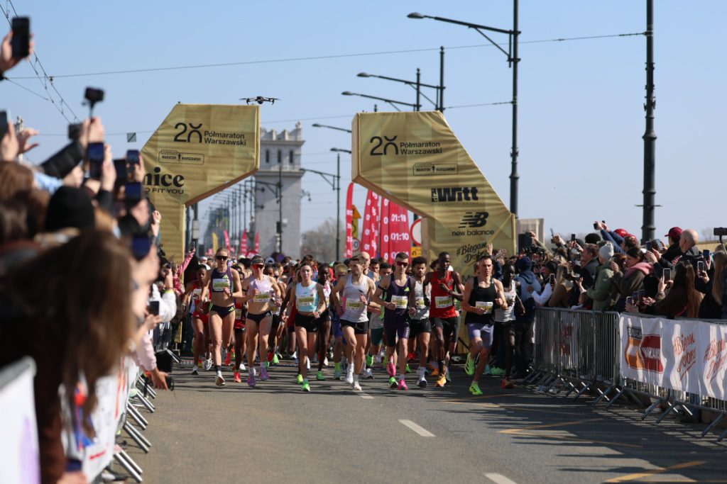 Start Półmaratonu Warszawskiego