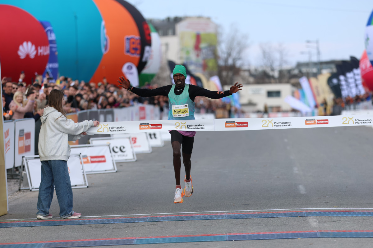 Zwycięzca Półmaratonu Warszawskiego - Amon Kiptoo